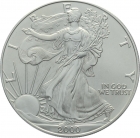 USA 1 Dollar 2000 Silver Eagle - 1 Unze Feinsilber